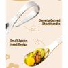 with Storage Box Cute Training Spoon Fork Stainless Steel Toddler Training Utensils  Kitchen