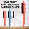 Pointed Tail Volumizing Curls Hair Comb Braiding Hairstyling Curling Roller Comb  Hair Styling Use