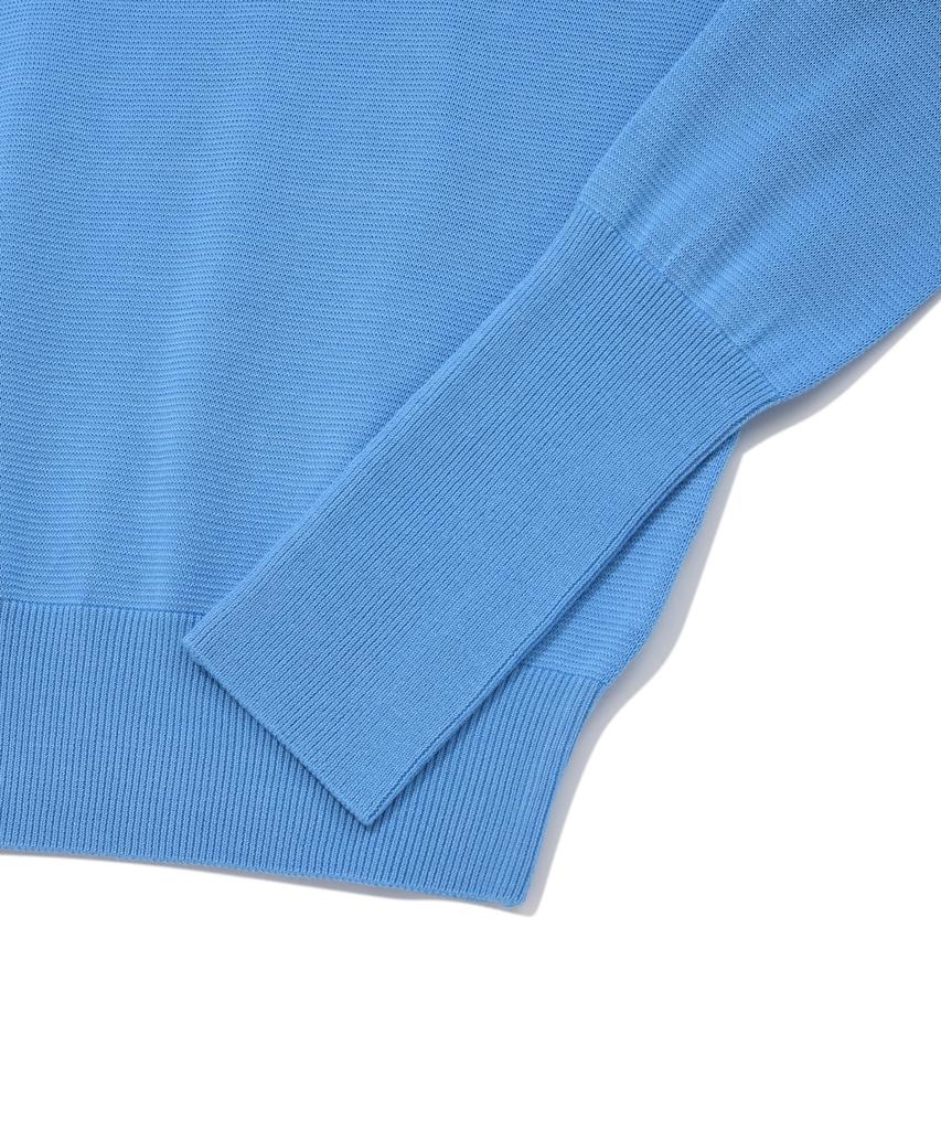 COVERNAT WOMAN Basic V-Neck Knit Light Blue