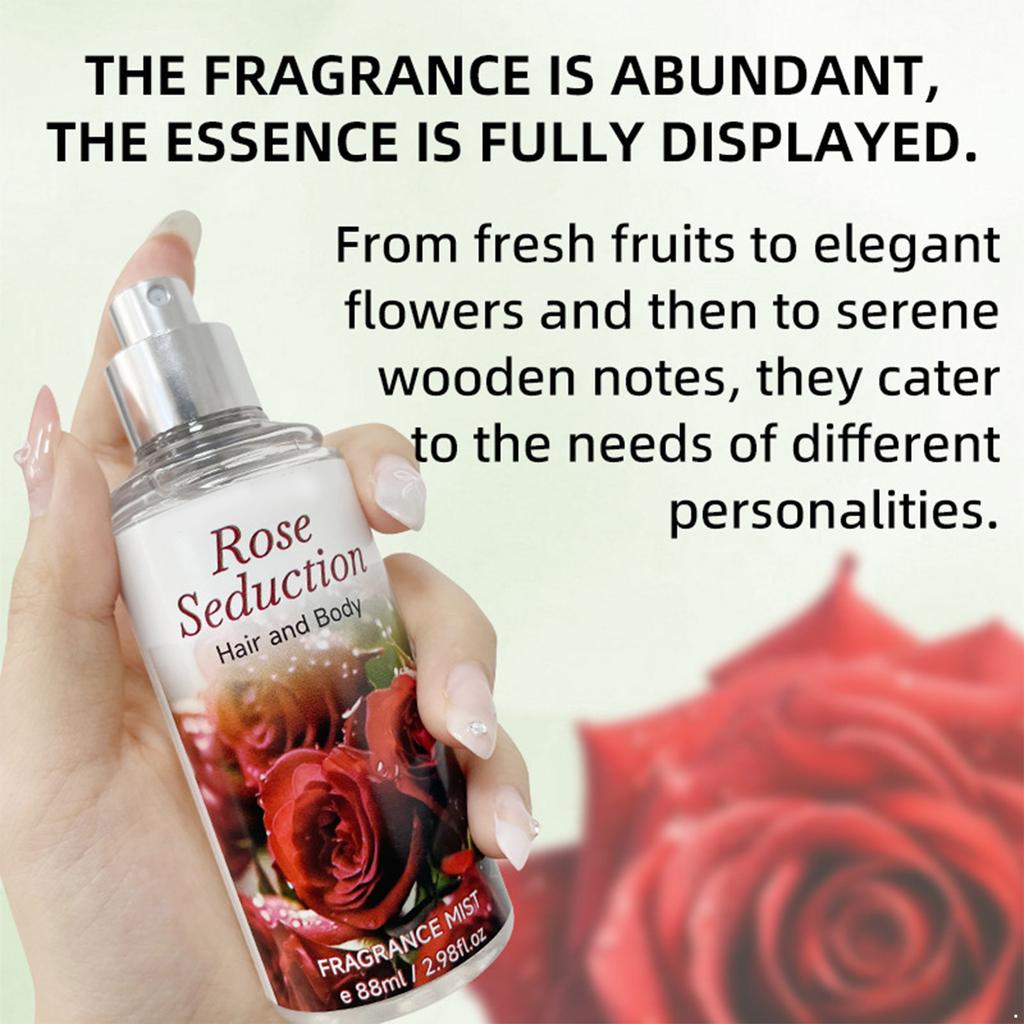 Fresh Scent Perfume Spray 1Pc Alcohol Free Long Lasting Fragrance Mist for Body and Hair Perfect for Dating and Social Events