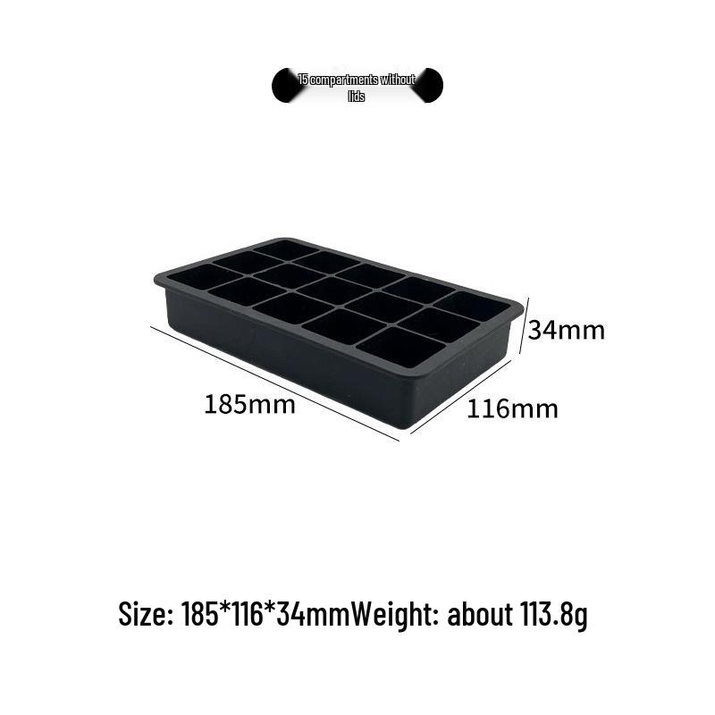 Premium Honeycomb Silicone Ice Cube Tray with Storage Box