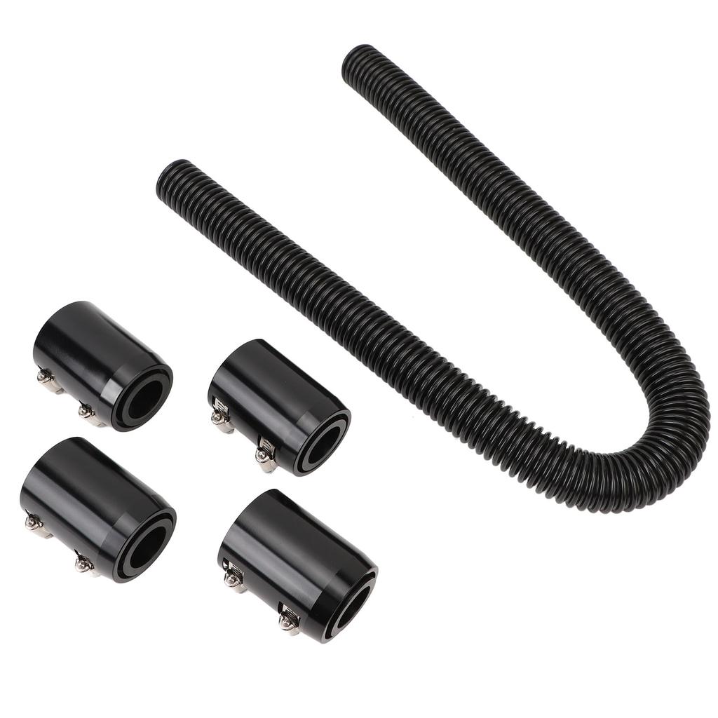 Coolant Radiator Hose 36in Flexible Stainless Steel Water Hose Kit for 1 14in 1 12in 1 34in 1