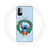 Case for Xiaomi Poco M3 Pro Stitch Snow Merry Christmas Blue