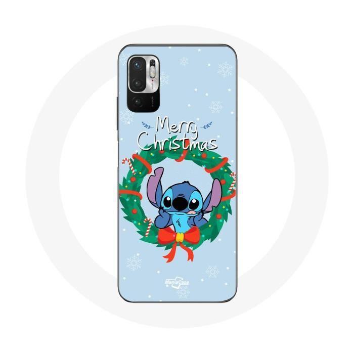 Case for Xiaomi Poco M3 Pro Stitch Snow Merry Christmas Blue
