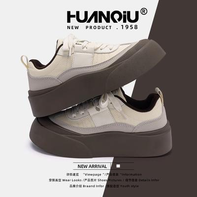 Глобальная платформа повседневная обувь для сноуборда женская ZHQ68209 весна новая студенческая обувь для увеличения роста универсальная повседневная женская обувь для увеличения роста