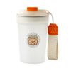 350 мл Кофейная чашка Прозрачная бутылка для воды Портативная чашка для воды Герметичная чашка для питья напитков Дорожная многоразовая посуда для питья