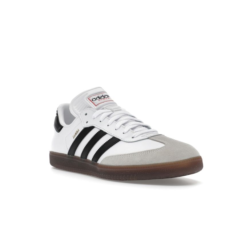 Adidas Samba Indoor White Black Gum Unisex Sneakers Cloud-White Core-Black Vivid-Red IH6001