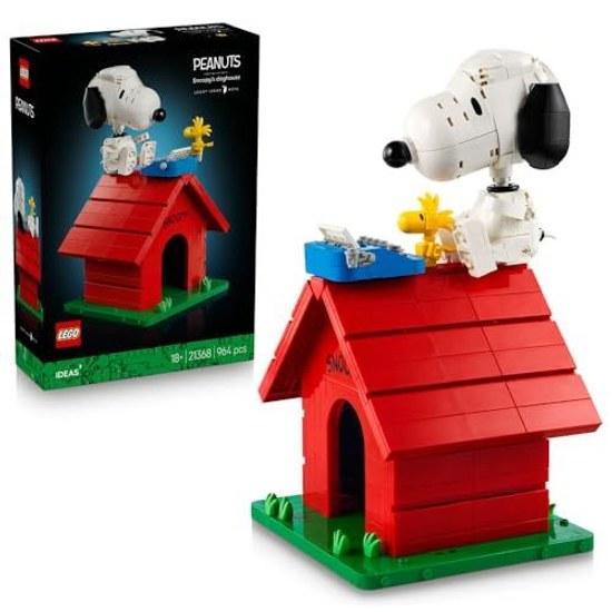LEGO Ideas Peanuts Будка Снупи Игрушка Подарок на День Рождения Кубики День Матери Мужчины Женщины 21368
