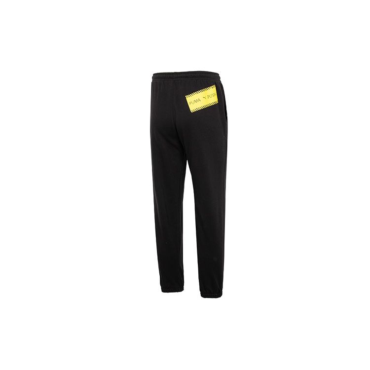 Puma Брюки для бега с логотипом Classics Heavy Duty Мужские Брюки Черные 620301-01
