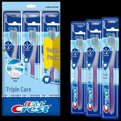 Зубная щетка Crest Triple Care с мягкой щетиной
