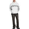 Balenciaga Свободный худи с принтом логотипа 739024TOVN99081