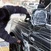 Утолщенные флисовые перчатки для мытья автомобиля - Очищающая щетка с шерстяной подкладкой для ухода за мотоциклом и автомобилем
