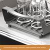 Space Saving Draining Tray Extendable Utensil Storage Holder Sturdy Dish Drainer  for Kitchen