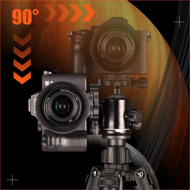 Легкий алюминиевый сплав штатив для камеры для мобильного телефона и DSLR - Портативный travel кронштейн с головкой штатива Q518
