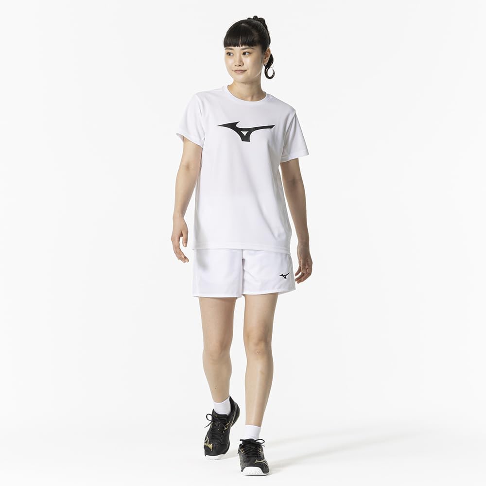 Tennis Badminton Game Officially Recognized by the Japan Badminton L [Mizuno] Pants, Shorts, Association, 62JBB220, Women's, White,