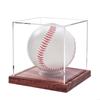 With Base Baseball Display Case Transparent Baseball Holder Baseball Box  Signed Memorabilia