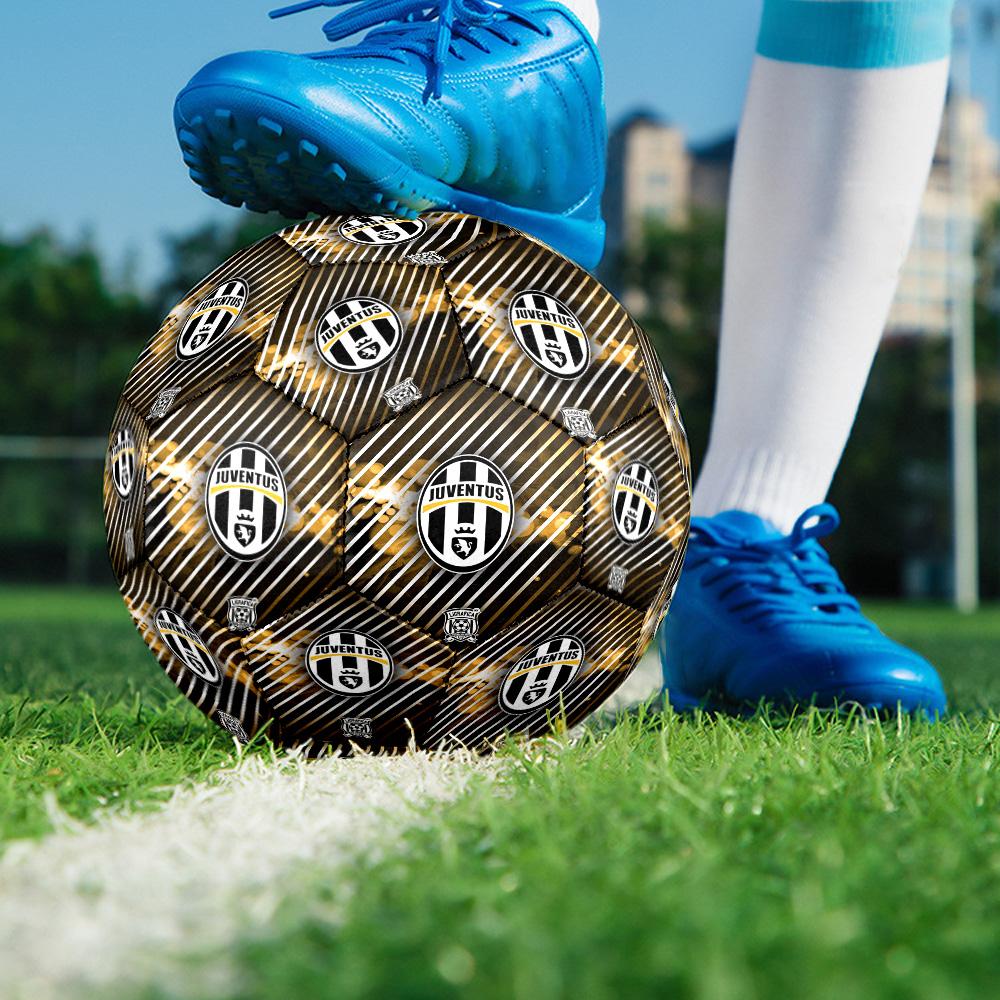 Football Team Crest Printed Size 5 Soccer Balls, High-Quality, Anti-Slip, Protective Football, A Unique Gift , Birthdays, Christmas Gifts