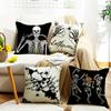 Halloween Day of The Dead Decorative Pillow Skull Pillow Case Living Room Decoration Sofa Pillow Bedside Pillow