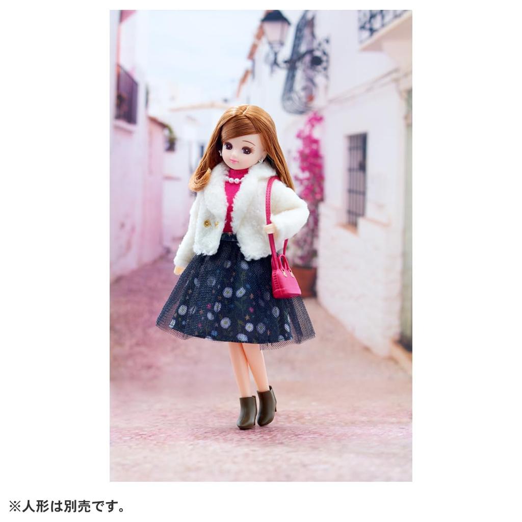 TAKARA TOMY Licca-chan Dress LW-17 Fluffy Elegance Dress-up Play Toy Ages 3+