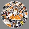 Водонепроницаемый набор из 52 наклеек с персонажами аниме Haikyuu для чемоданов, дорожных сумок, самокатов и автомобилей.