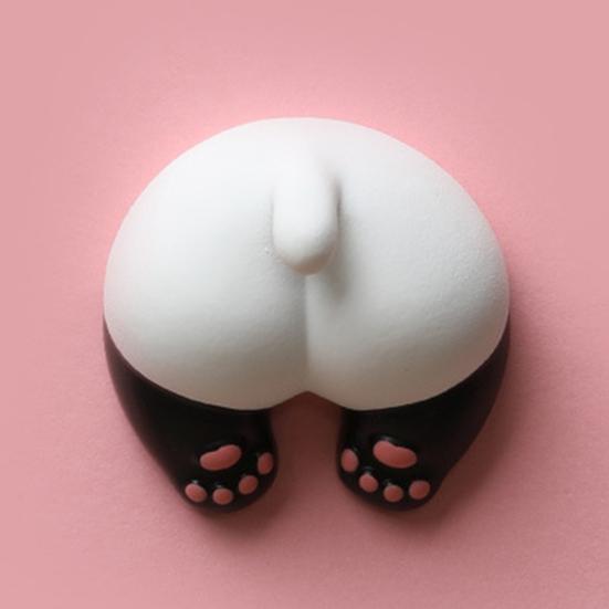 Cartoon Animal Refrigerator Magnet with Detachable Head Body 3D Dog Panda Pig Microwave Oven Whiteboard