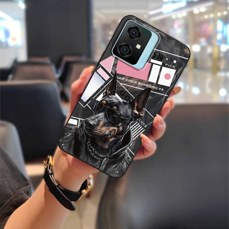 Protective Full Wrap Phone Case For Blackview Oscal C70 TPU Anti-dust Fashion Design Silicone Cartoon Back Cover Cute