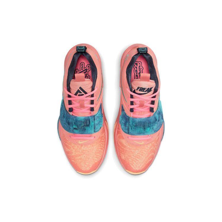Nike Zoom Freak 3 Stay Freaky Кроссовки унисекс Оранжевый Crimson-Bliss Dynamic-Turquoise DA0694-600
