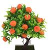 23 Fruits Artificial Orange Tree Decorative Non-fading Plastic Fake Simulation Plant Pot Bonsai for Daily Life