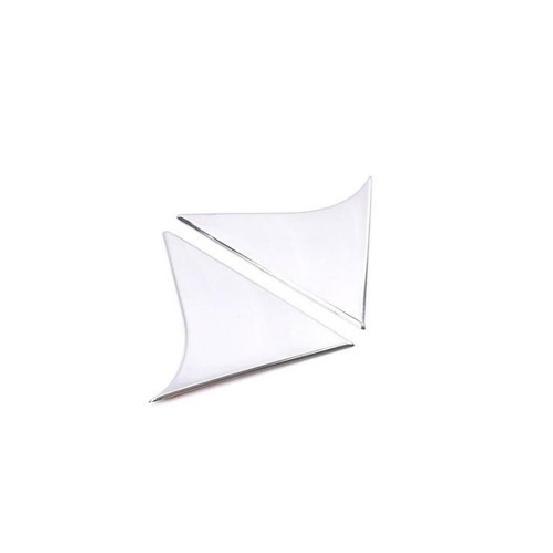 2pcs Chrome Rear Window Spoilers Wing Cover Trim For Honda HR-V HRV 2016-2019