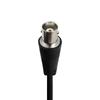 1-Meter BNC Surveillance Coaxial Video Cable with Dual Female Connectors for HD Cameras