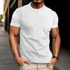 Summer New Men's Jacquard T-shirt Fashion Design Cozy Tees Breathable Lightweight Cool Feeling O-neck Tops Casual Streetwear