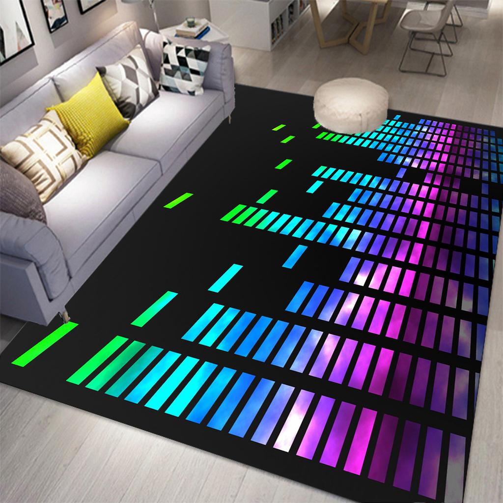 3D Music Carpet 3D Printing Carpets for Living Room Bedroom Decor Carpet Flannel Home Floor Mat Music  Area Rugs