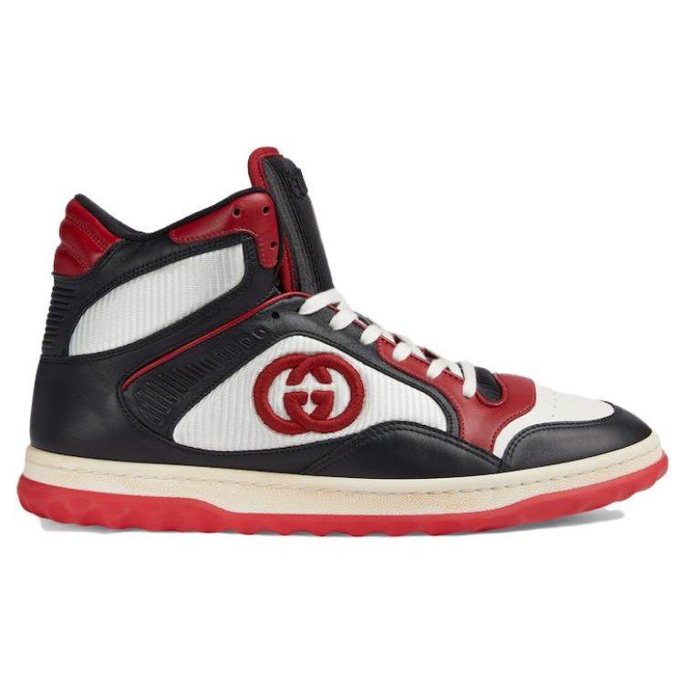 Gucci MAC80 Высокий 'Черный Белый Красный' 762060 AACN5 1050