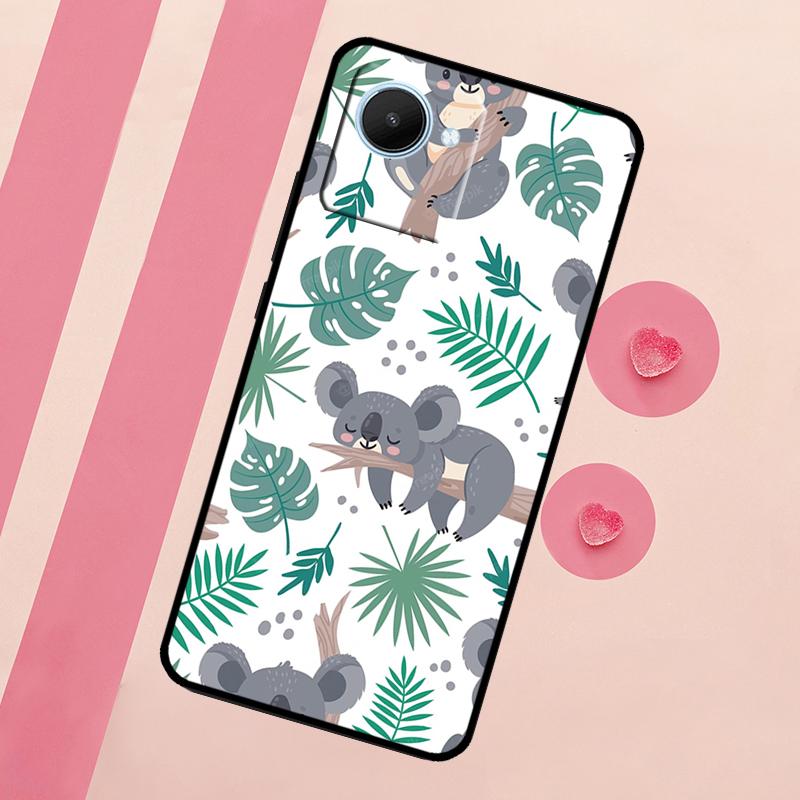 Cute Australia Koala Art Case For Realme 11 Pro Plus 10 9 GT Neo 5 3 3T C11 C15 C25s C21Y C30 C31 C33 C35 C53 C55