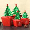 10 Pcs Paper Christmas Gift Box DIY Gift Packaging Box Christmas Tree Candy Box  Kids