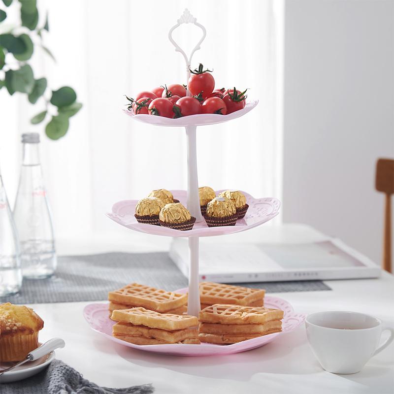 2/3-ярусная подставка для кексов, сервировочная подставка, десертная башня, поднос для фруктов, для чаепития, детского праздника, свадьбы, рождественской вечеринки