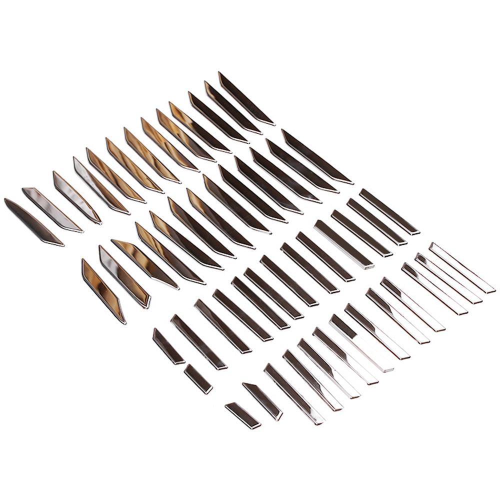 Наклейка-декор сетки переднего бампера из нержавеющей стали для Toyota RAV4 2020-2021