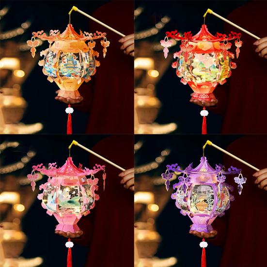 Yousheng китайский Новый год DIY фонарь комплект ручной старинный стиль фонарь дети DIY поделки для весеннего фестиваля день рождения детский душ свадьба