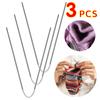 3 шт. круговые вязальные спицы, металлический трос, набор круговых вязальных спиц, вязание для младенцев, рукава, носки, аксессуары