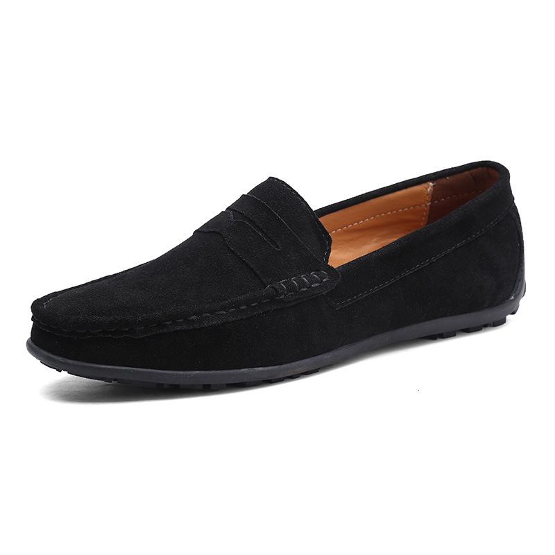 Мужская повседневная обувь Роскошные мужские лоферы Ручной работы Замша Натуральная кожа Мужская обувь Мокасины Слипоны Балетки Мужская Роскошная обувь для вождения