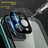 Ebesfous ультратонкий прозрачный стеклянный чехол для телефона для Iphone 14 13 12 Pro Max, чехлы с двухсторонней пряжкой, полное покрытие, защита от падения