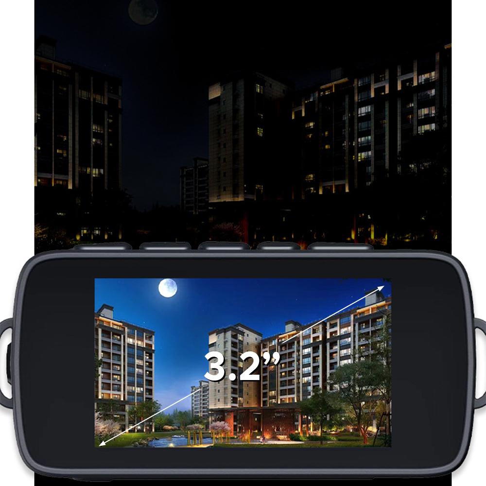 Цифровой бинокль ночного видения полностью черный полноцветный 4K полностью черный 800-метровый большой инфракрасный экран