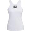 Solid Logo Round Neck Sleeveless Vest Women Tops White HA7627