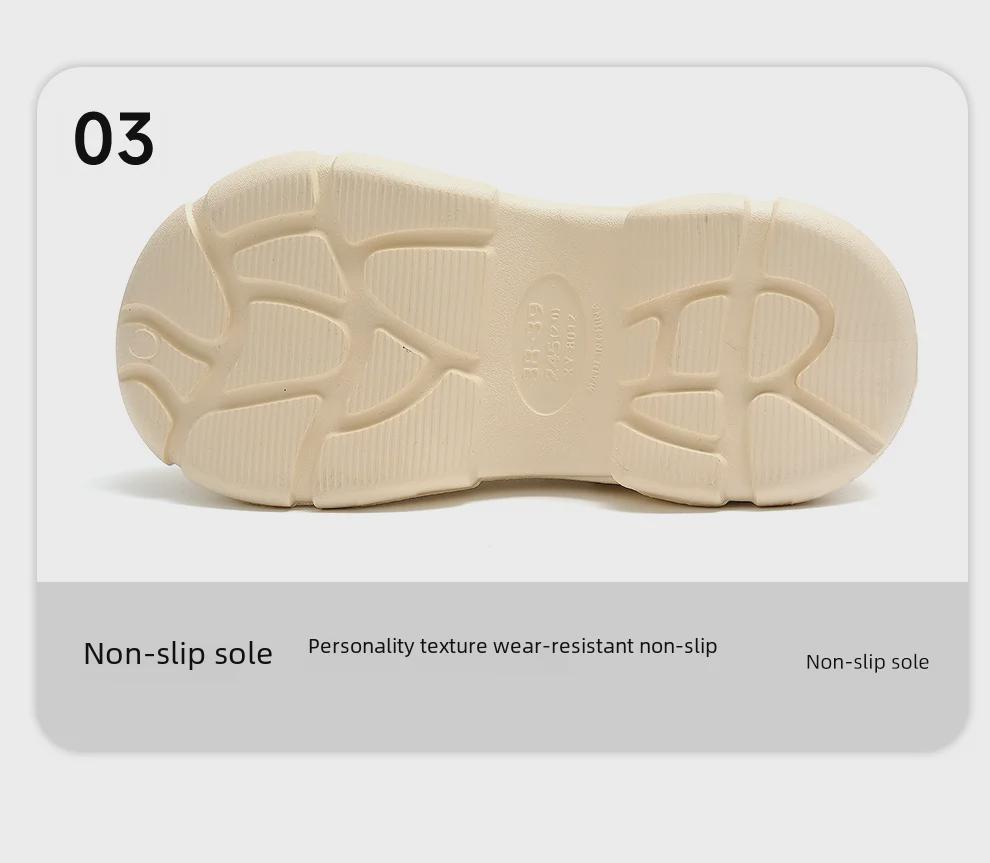 Summer Beach Shoes: Thick-Soled Hole Shoes for Women & Men, Perfect for Indoor and Outdoor Wear