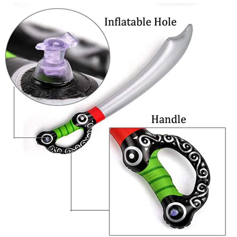 Пиратский меч нож воздушный шар надувные игрушки ПВХ воздушный шар украшения для вечеринки по случаю дня рождения дети Хэллоуин детские мальчики подарки