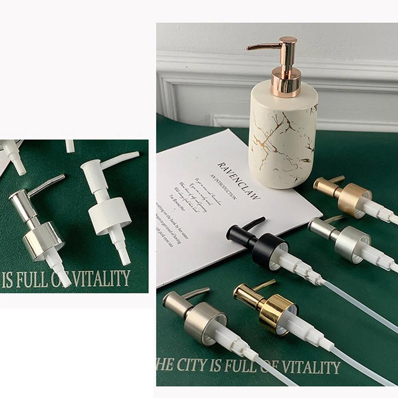 Diy Soap Pump Liquid Lotion Dispenser Сменная головка для баночки с трубкой 28-резьбовой стандартной крышкой для насоса с крышкой для жидкого мыла