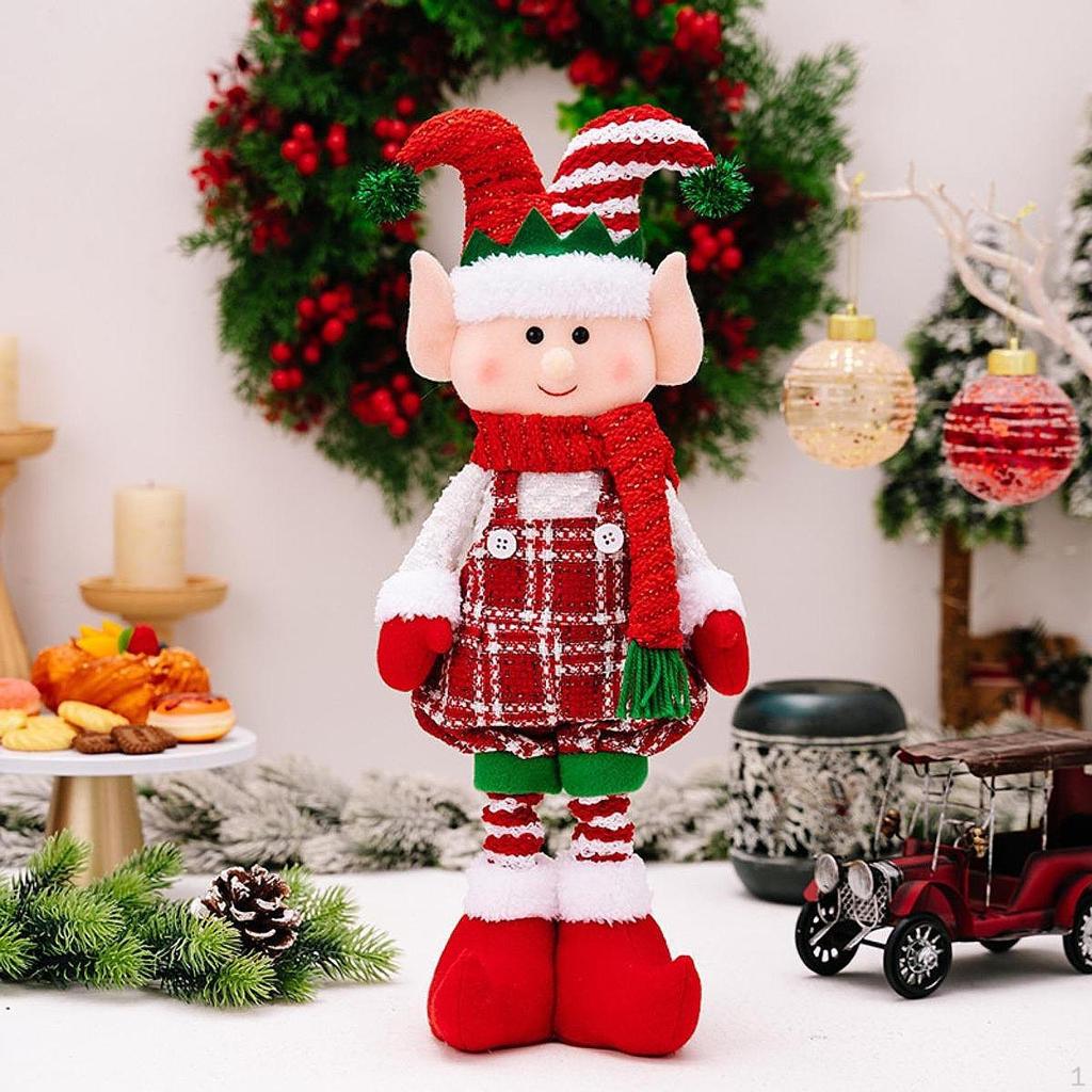 Christmas Doll Decoration Figure Cute Table Top Decor for Home