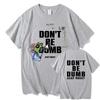Футболки с принтом AAP ROCKY Don T Be Dumb Tour Высококачественные мужские модные футболки Летние хлопковые футболки Подарок для фанатов