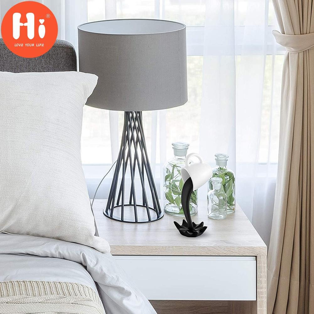 Hi Floating Coffee Cup Funny Sculpture Pouring Liquid Splash Mug 3D Art Ornaments for Office Desktop Home Kitchen Decoration