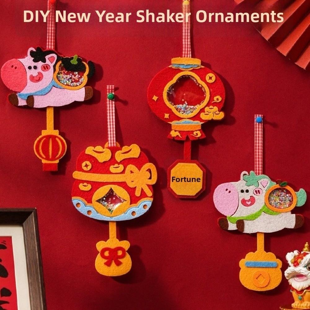 Cartoon Horse Year Decoration Exquisite DIY Spring Festival Pendants Traditional Blessing Lucky Character Pendant